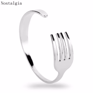 bracelet fourchette argent